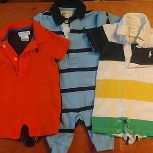Lot of 3 Ralph Lauren outfits size 3 months